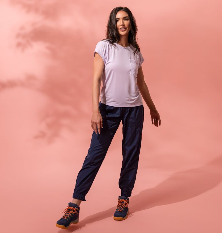 Women's Boundless Trek T-Shirt, Color: Purple Tint, image 6