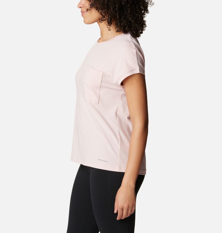 Women's Boundless Trek T-Shirt, Color: Dusty Pink, image 3