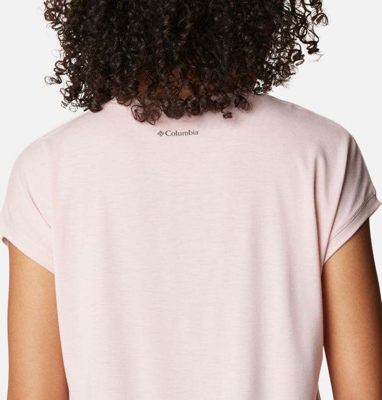 Thumbnail: Women's Boundless Trek T-Shirt, Color: Dusty Pink, image 5