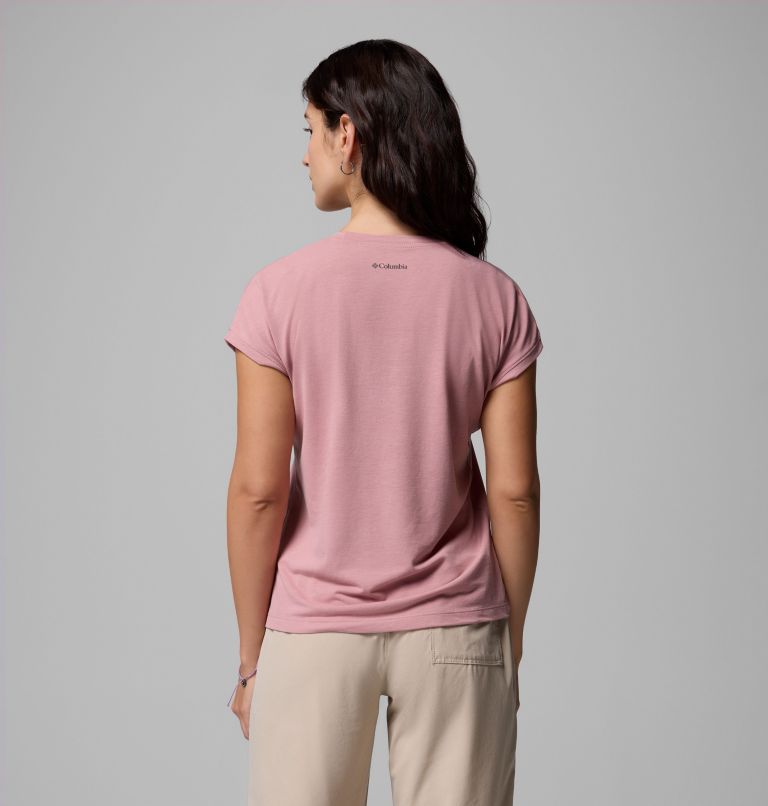 Boundless Trek Short Sleeve Tee, Color: Eraser Pink, image 2