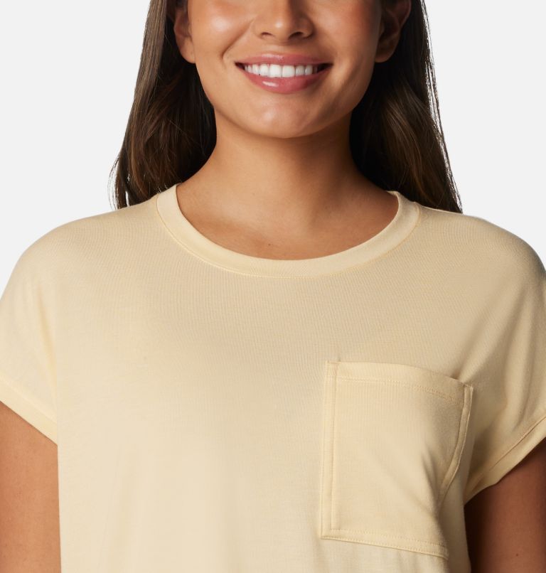 Women's Boundless Trek Technical T-Shirt, Color: Sunkissed, image 4