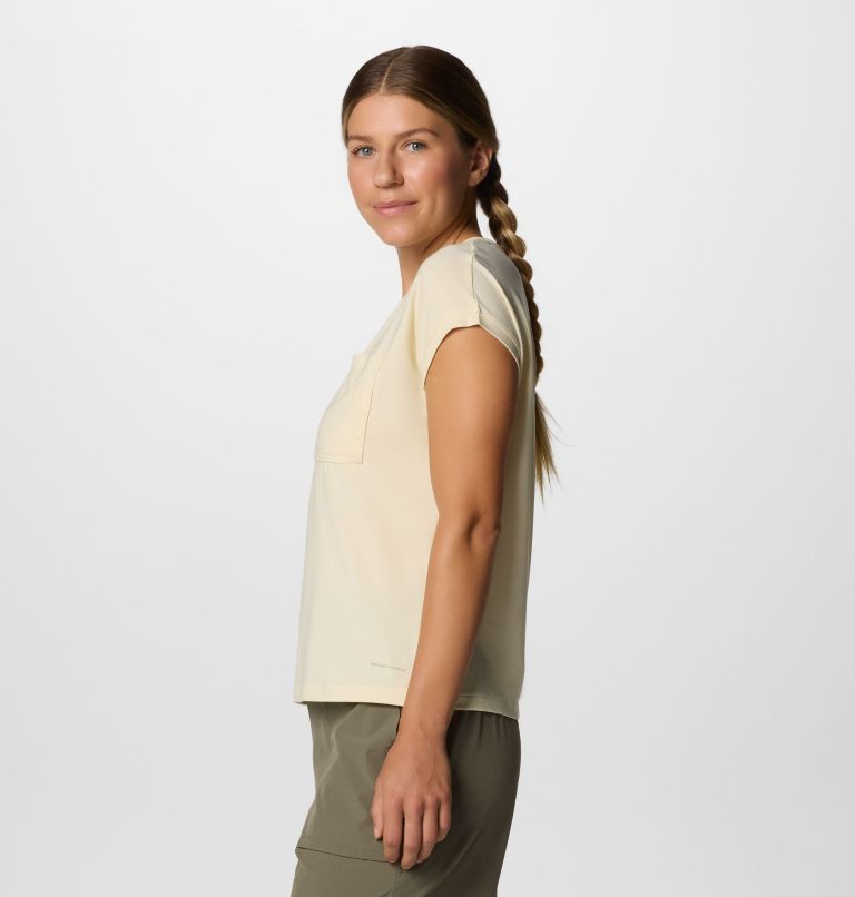 T-shirt tecnica Boundless Trek da donna, Color: Lemon Wash, image 3