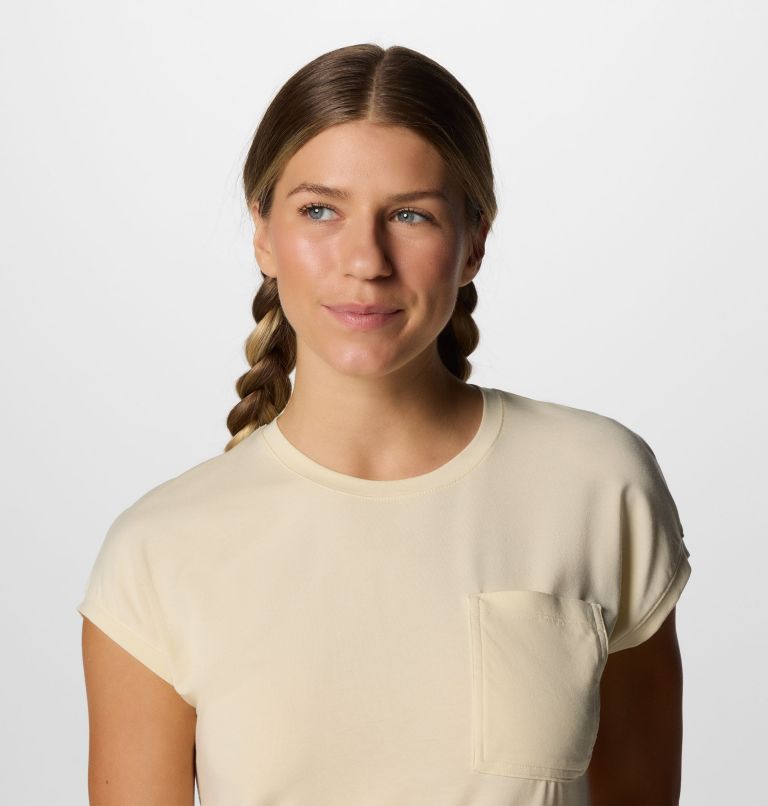 T-shirt tecnica Boundless Trek da donna, Color: Lemon Wash, image 4