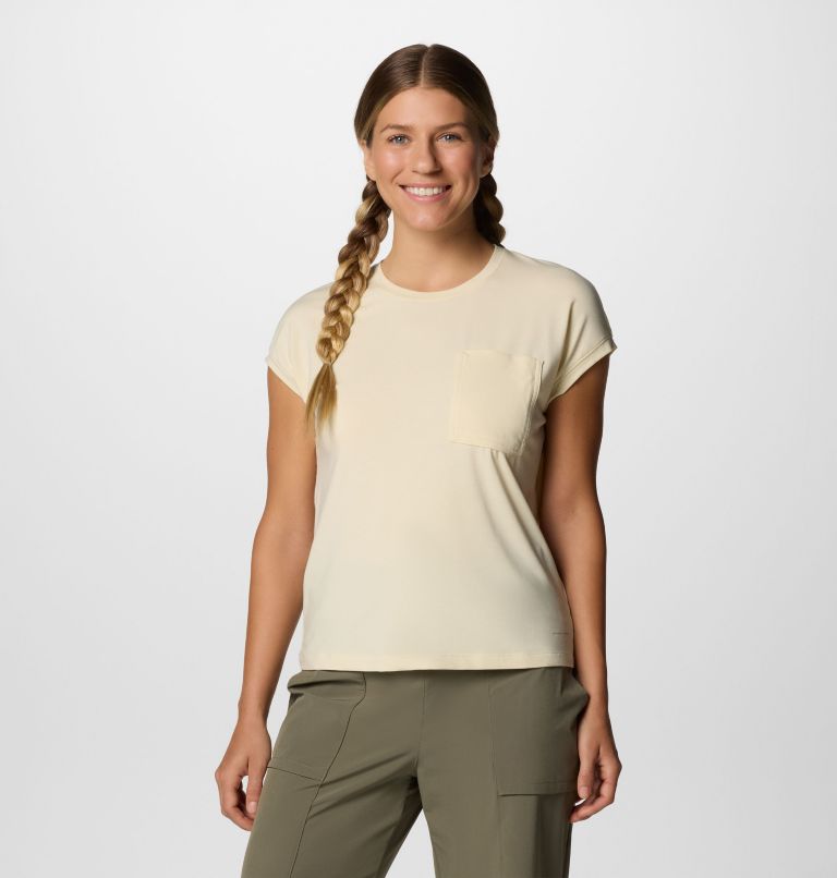 T-shirt tecnica Boundless Trek da donna, Color: Lemon Wash, image 1