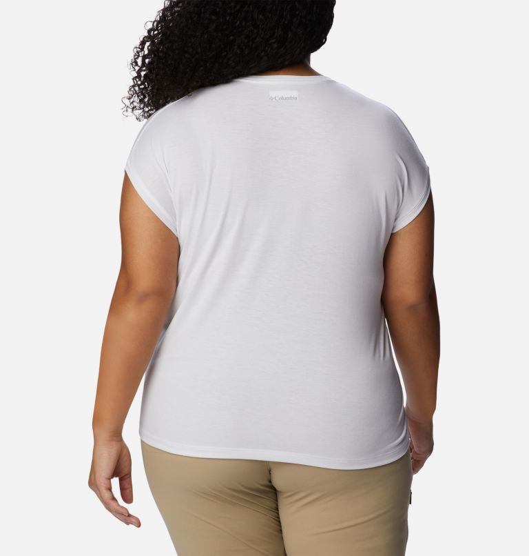 Thumbnail: Women’s Boundless Trek T-Shirt - Plus Size, Color: White, image 2