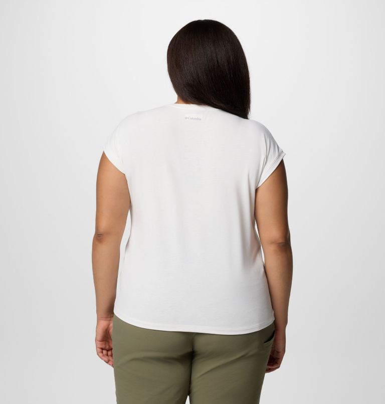 Women's Boundless Trek T-Shirt - Plus Size, Color: Sea Salt, image 2