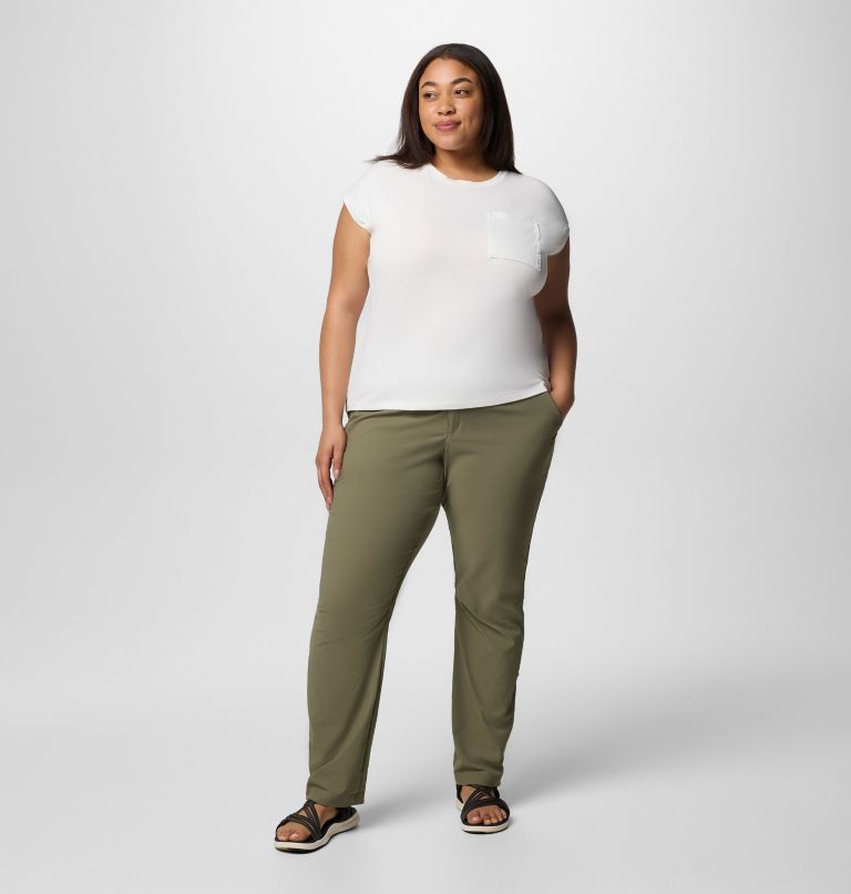 Women's Boundless Trek T-Shirt - Plus Size, Color: Sea Salt, image 6