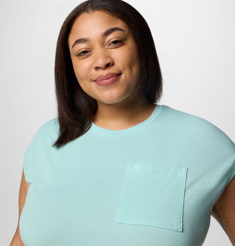 Women's Boundless Trek T-Shirt - Plus Size, Color: Spray, image 4