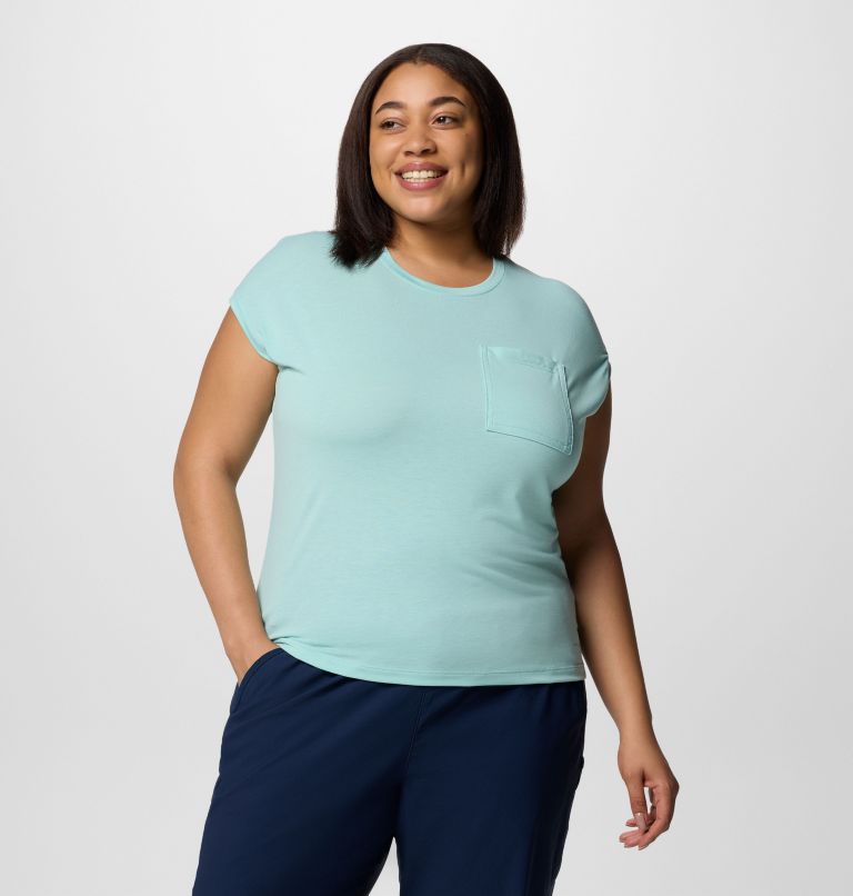 Women's Boundless Trek T-Shirt - Plus Size, Color: Spray, image 1