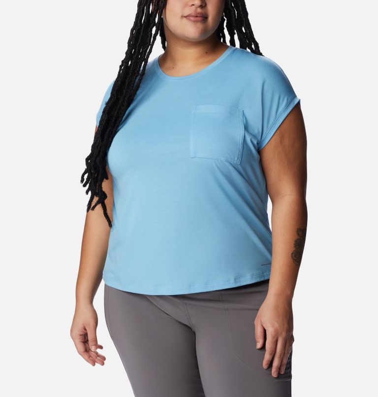 Women’s Boundless Trek T-Shirt - Plus Size, Color: Vista Blue, image 5