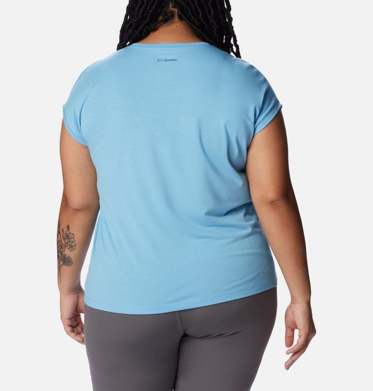 Women’s Boundless Trek T-Shirt - Plus Size, Color: Vista Blue, image 2