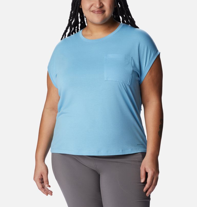 Women’s Boundless Trek T-Shirt - Plus Size, Color: Vista Blue, image 1