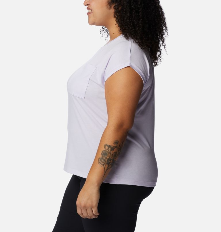 Women’s Boundless Trek T-Shirt - Plus Size, Color: Purple Tint, image 3