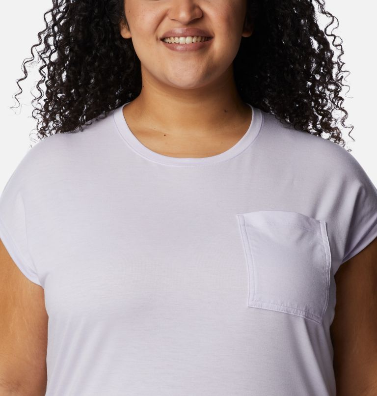 Women’s Boundless Trek T-Shirt - Plus Size, Color: Purple Tint, image 4