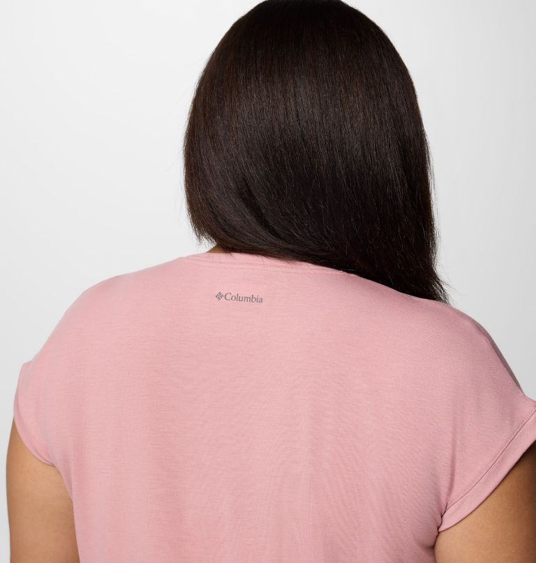 Women's Boundless Trek T-Shirt - Plus Size, Color: Eraser Pink, image 5