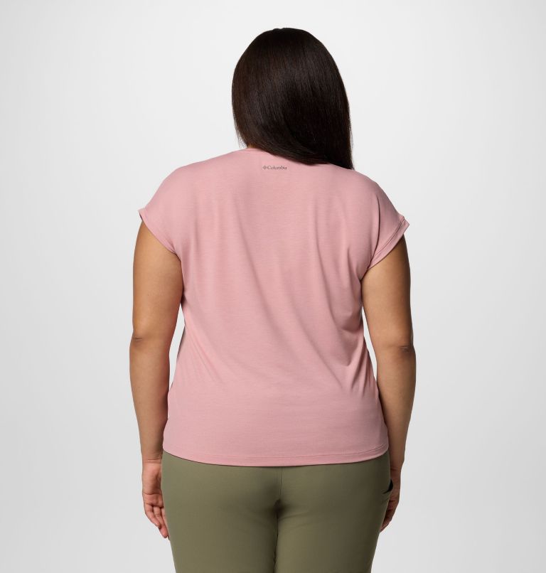 Women's Boundless Trek T-Shirt - Plus Size, Color: Eraser Pink, image 2