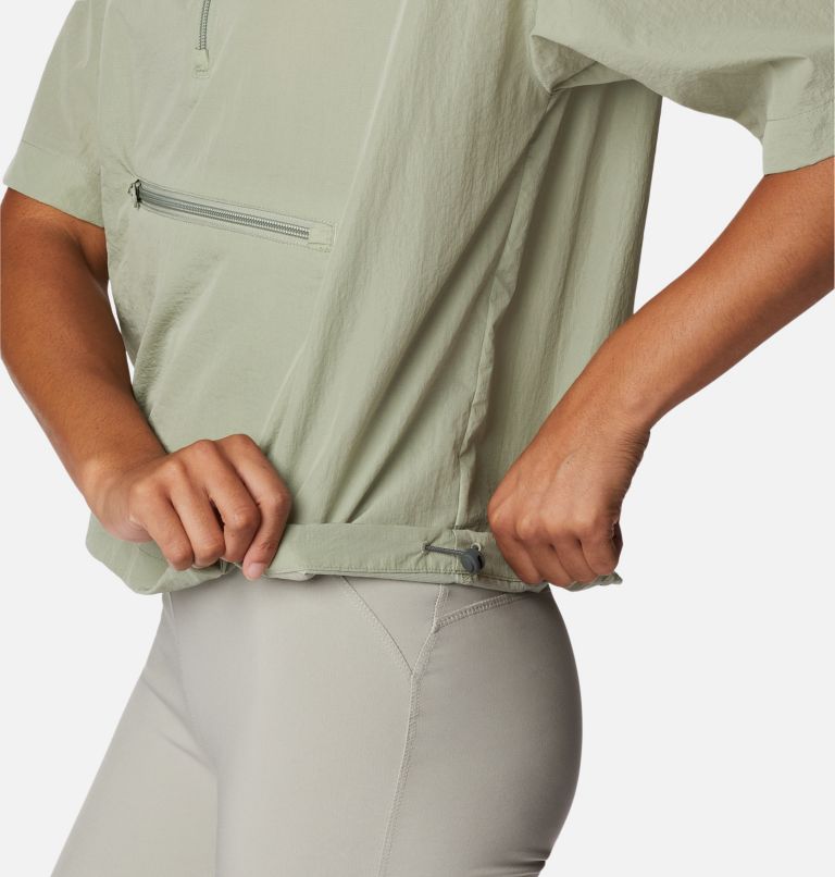 Thumbnail: Women's Boundless Trek Half Zip Pullover, Color: Safari, image 5