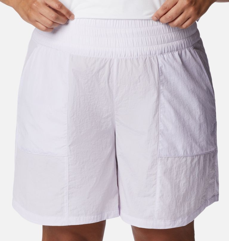 Women’s Boundless Trek Shorts - Plus Size, Color: Purple Tint, image 4