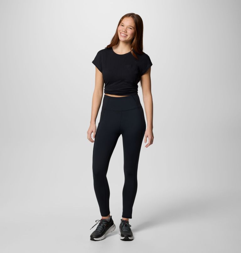 Women's Boundless Trek Leggings, Color: Black, image 6