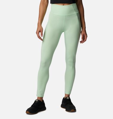 Columbia Women's Back Beauty Warm Hybrid Legging, Stone Green, 1X