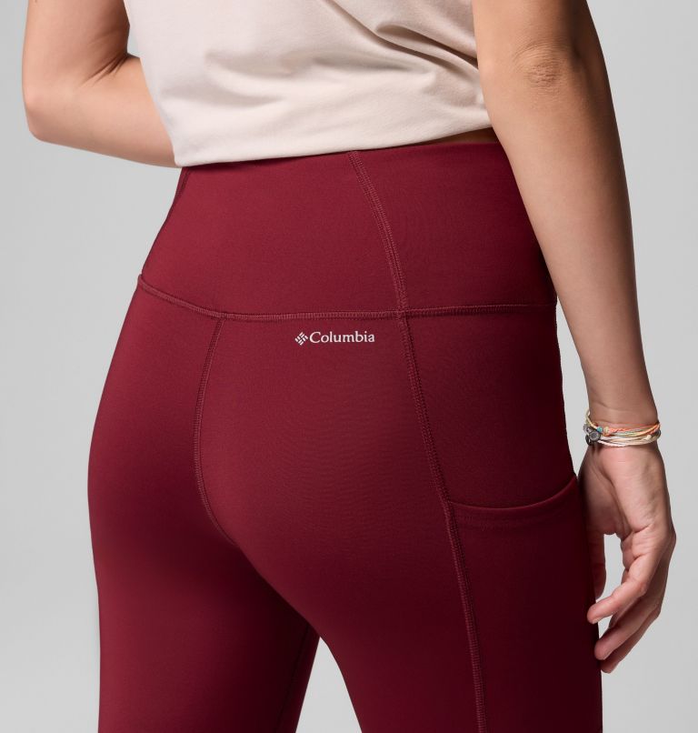 Women's Boundless Trek Leggings, Color: Rich Wine, image 6
