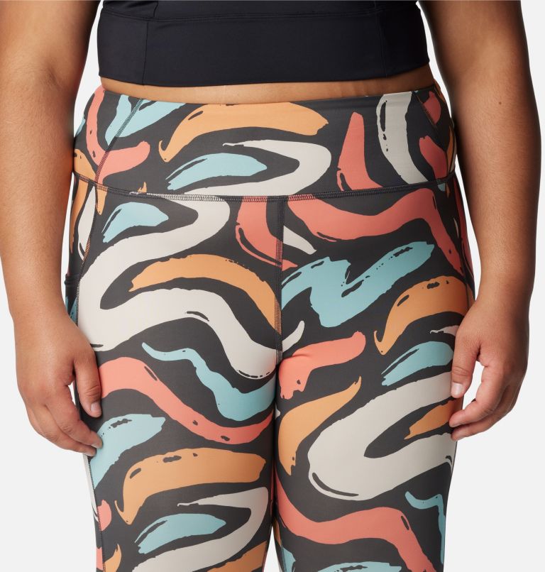 Women’s Boundless Trek Leggings - Plus Size, Color: Shark Snowdrifts, image 4