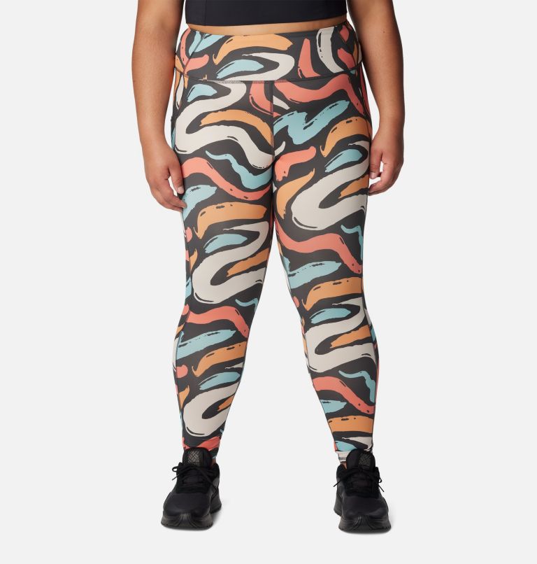 Albino Tiger Tall Leggings, High Waisted Yoga Pants