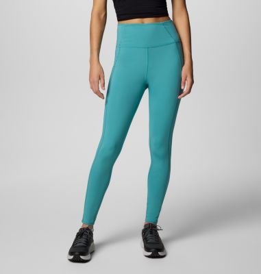 Women's Boundless Trek Leggings, Color: Teal, image 1
