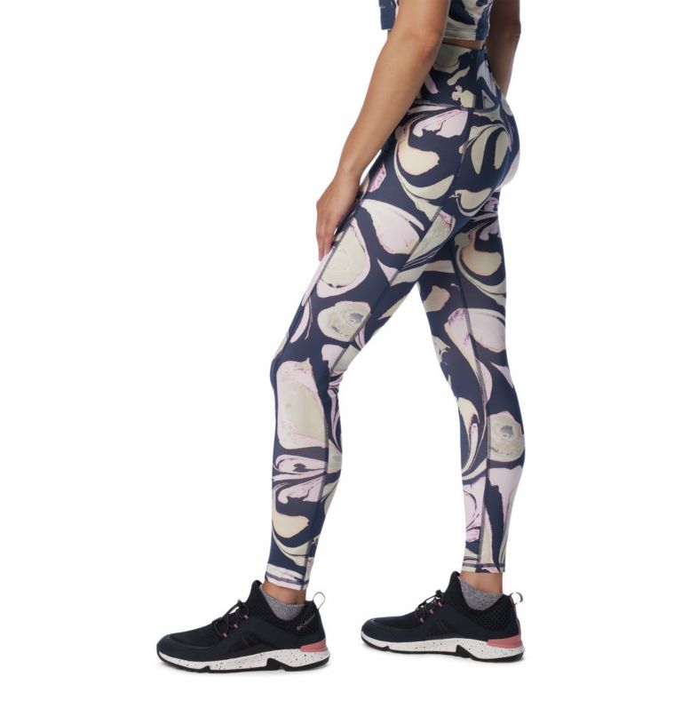 Women's Boundless Trek Leggings, Color: Nocturnal Eddies, image 3