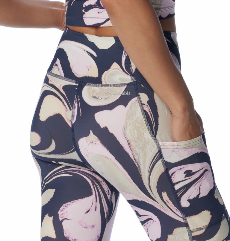 Women's Boundless Trek Leggings, Color: Nocturnal Eddies, image 5