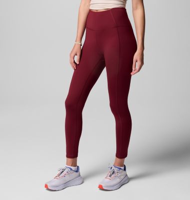 Women's Boundless Trek Leggings, Color: Rich Wine, image 4