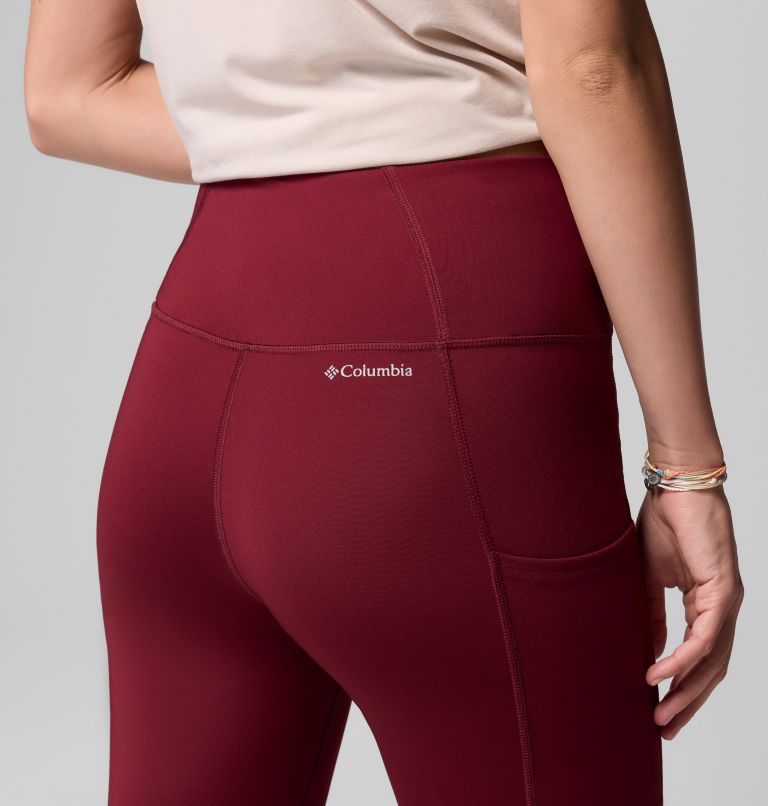 Women's Boundless Trek Leggings, Color: Rich Wine, image 6