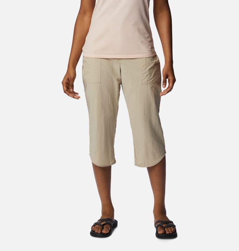 Thumbnail: Women's Summerdry Knee Pants, Color: Ancient Fossil, image 1