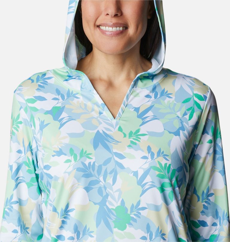 Summerdry Coverup Printed Tunic | 372 | L, Color: Key West, Floriated, image 4