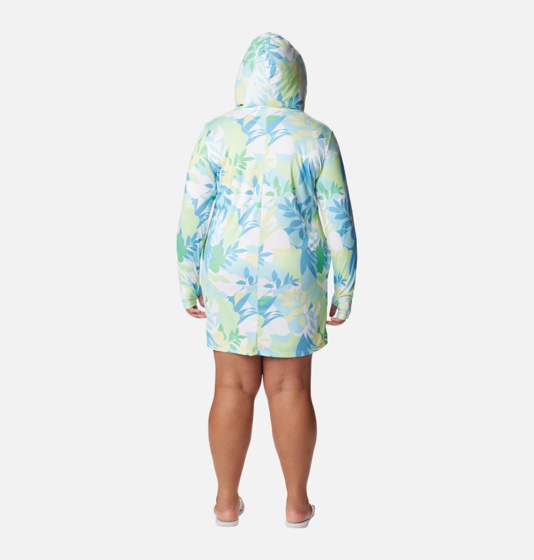 Thumbnail: Women's Summerdry Coverup Printed Tunic - Plus Size, Color: Key West, Floriated, image 2