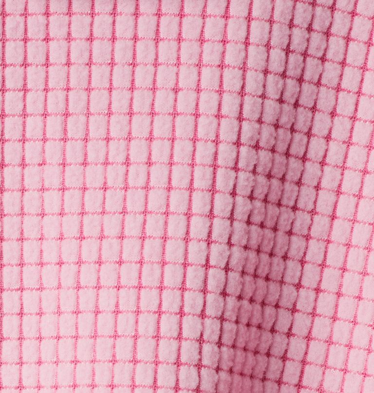 Manteau en tissu polaire quadrillé Boundless Trek Femme, Color: Wild Geranium Heather, Wild Rose, image 6