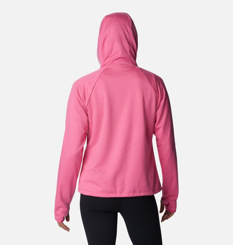 Boundless Trek Grid Fleece | 656 | XL, Color: Wild Geranium Heather, Wild Rose, image 2