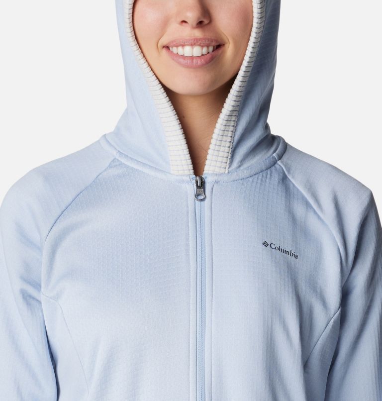 Boundless Trek Grid Fleece, Color: Whisper Heather, image 4