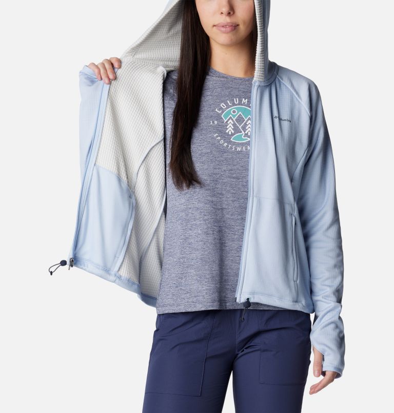 Boundless Trek Grid Fleece, Color: Whisper Heather, image 5
