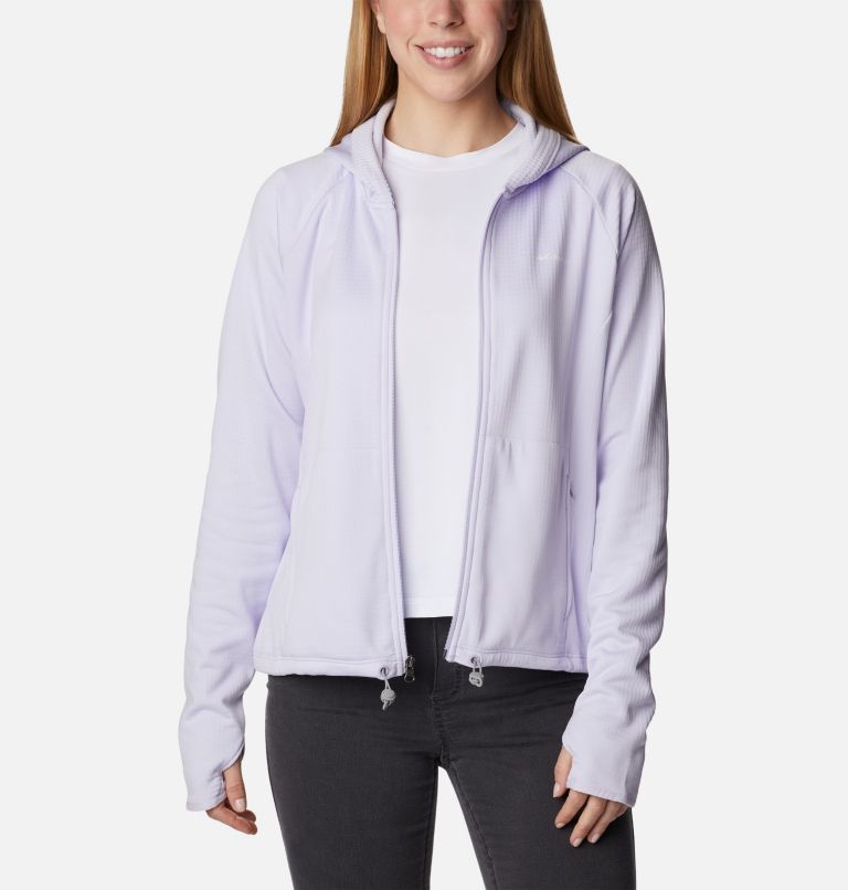 Boundless Trek Grid Fleece, Color: Purple Tint Heather, image 8