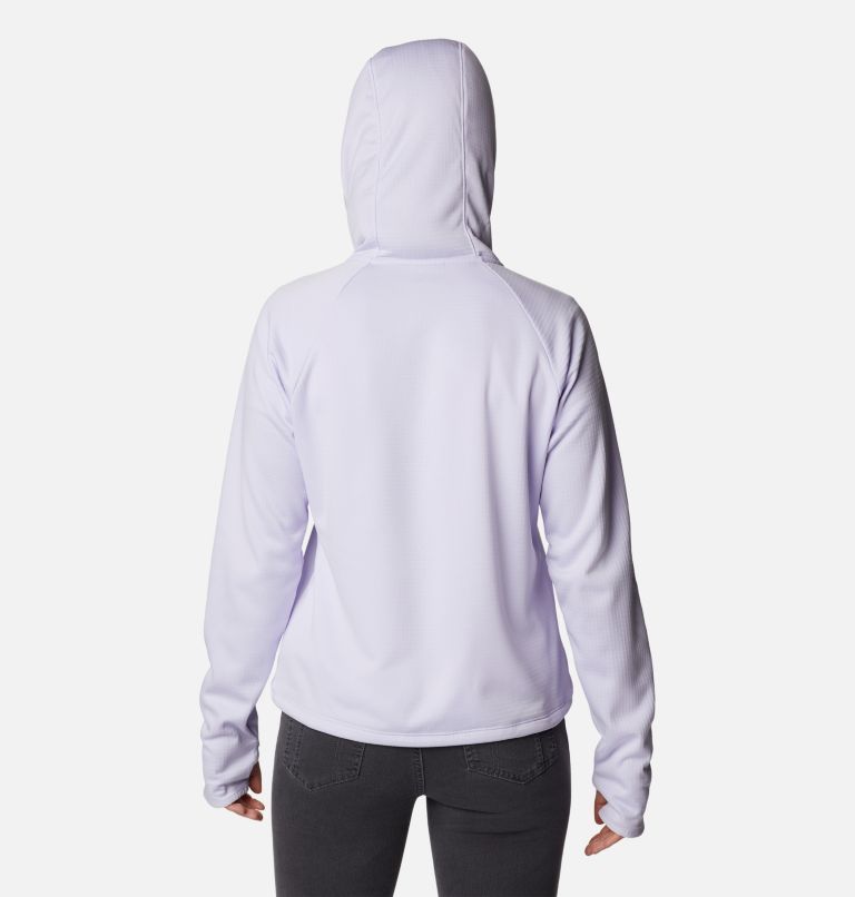 Boundless Trek Grid Fleece, Color: Purple Tint Heather, image 2