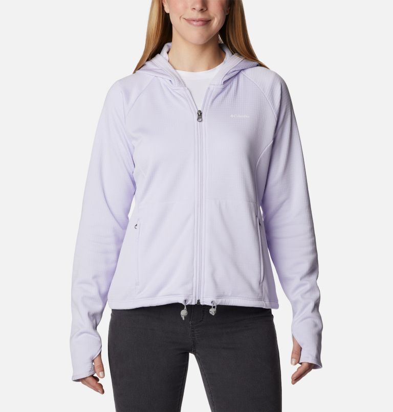 Boundless Trek Grid Fleece, Color: Purple Tint Heather, image 1