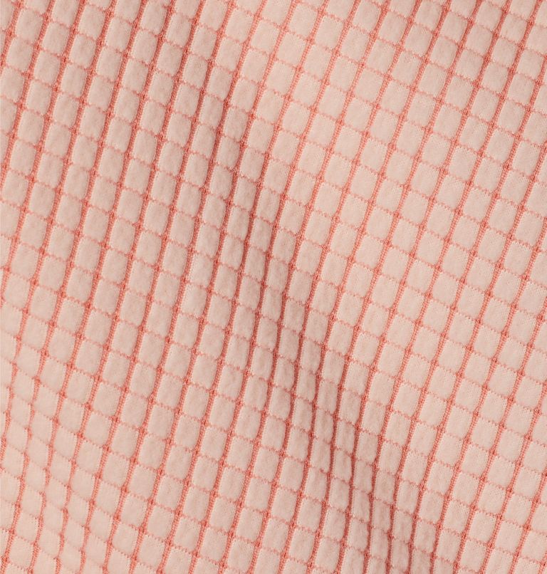 Boundless Trek Grid Fleece | 828 | XS, Color: Summer Peach Heather, Peach Blossom, image 6