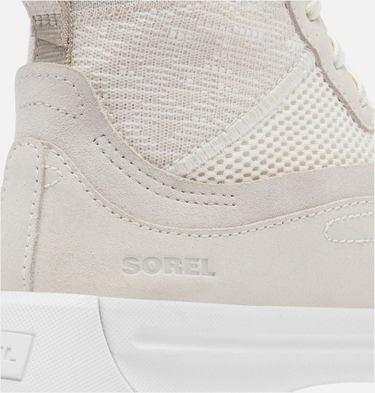 Women's ONA 503 Knit Mid Sneaker, Color: Chalk, Sea Salt, image 8