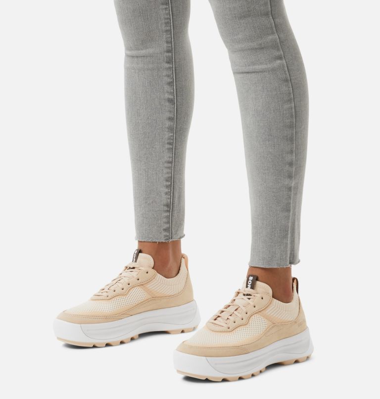Women's ONA 503 Knit Low Sneaker, Color: White Peach, Nova Sand, image 7