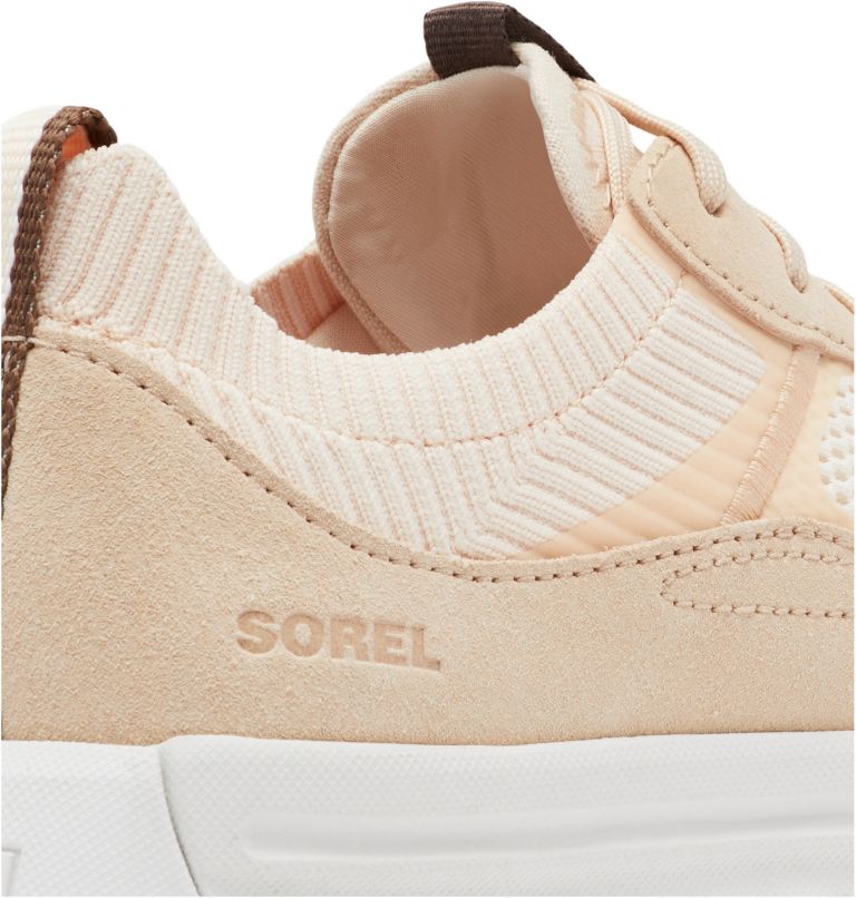 Women's ONA 503 Knit Low Sneaker, Color: White Peach, Nova Sand, image 8