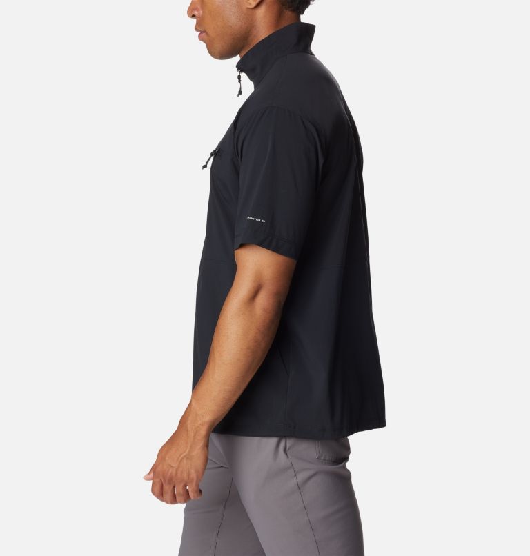 Chemise tissée à manches courtes Canyon Gate Homme, Color: Black, image 3