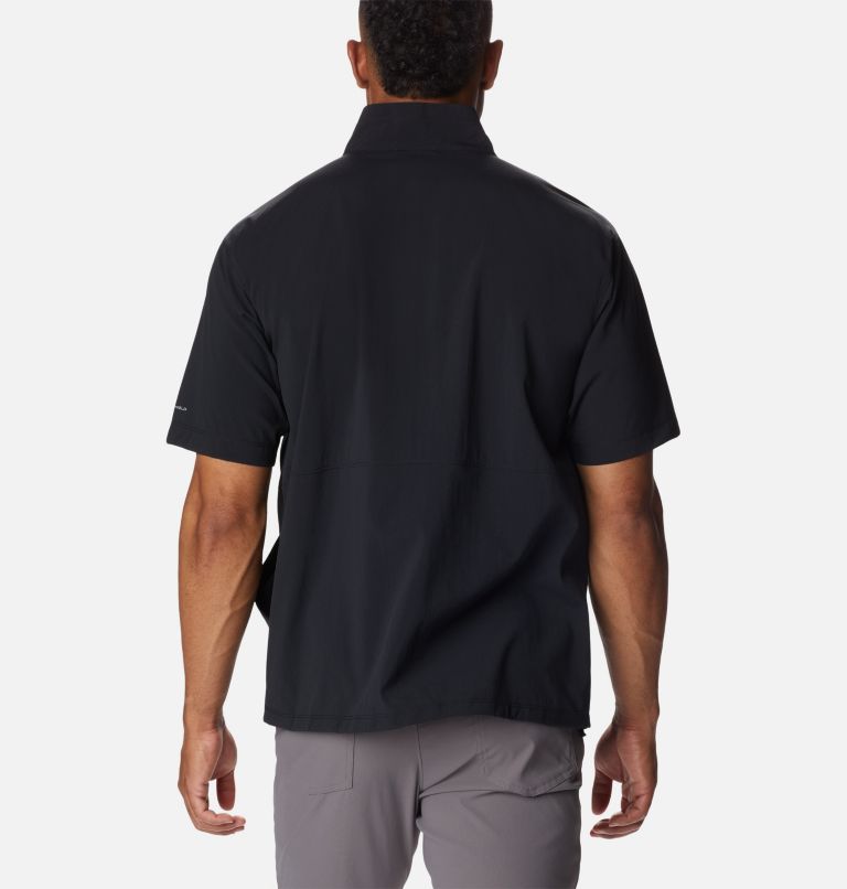 Men's Canyon Gate Woven Short Sleeve Shirt, Color: Black, image 2