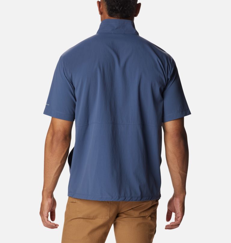 Men's Canyon Gate Woven Short Sleeve Shirt, Color: Dark Mountain, image 2