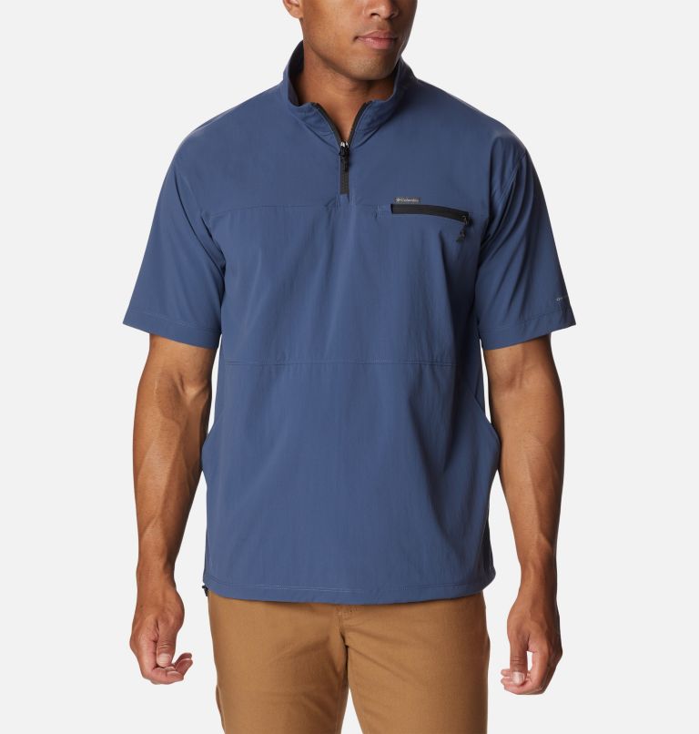 Men's Canyon Gate Woven Short Sleeve Shirt, Color: Dark Mountain, image 1